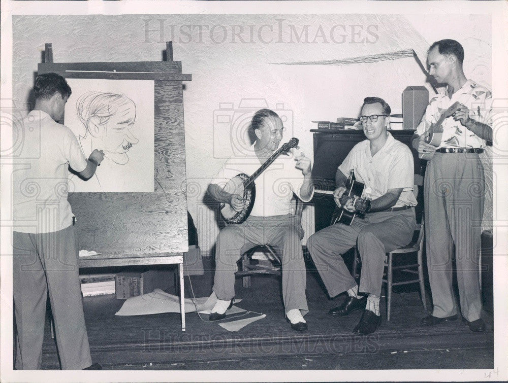 1949 Florida St Petersburg Times Newspaper Cartoonist Joe Roberts Press Photo - Historic Images