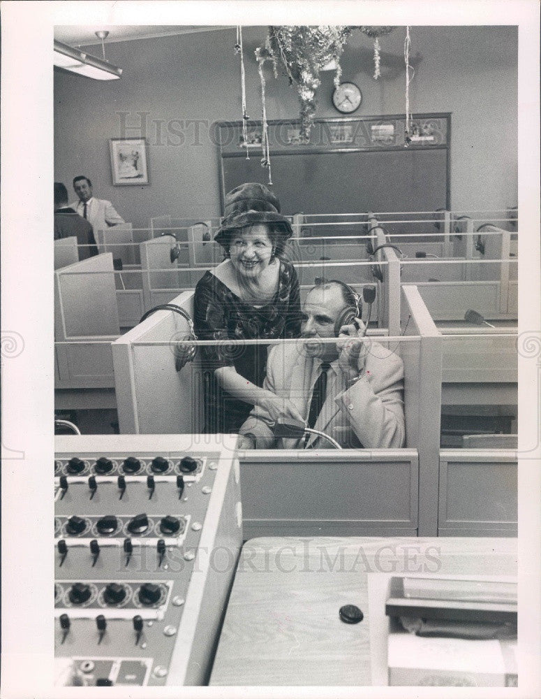 1962 St Petersburg Florida Northeast High School Language Lab Press Photo - Historic Images