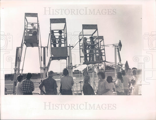 1975 St Petersburg Florida Land O'Lakes High School Carnival Press Photo - Historic Images