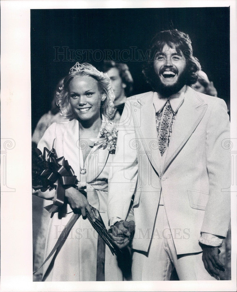 1975 Florida Largo High School Homecoming King &amp; Queen Press Photo - Historic Images