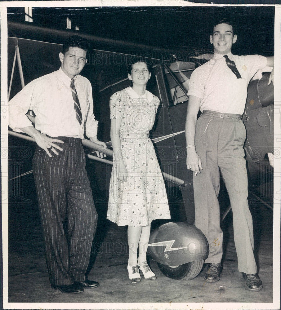 1940 St Petersburg Florida Junior College Air Force Training Press Photo - Historic Images