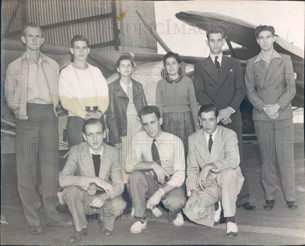 1939 St Petersburg Florida Junior College Air Force Training Press Photo - Historic Images