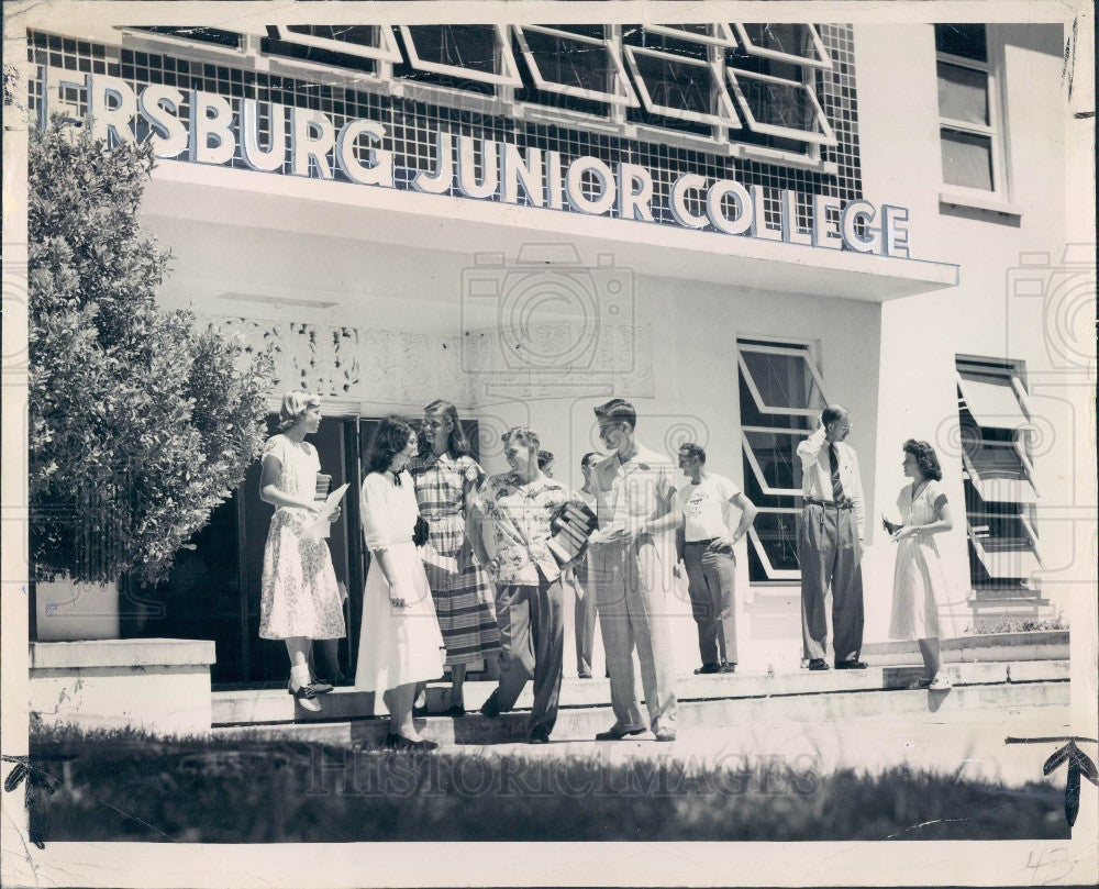 1948 St Petersburg Florida Junior College Press Photo - Historic Images