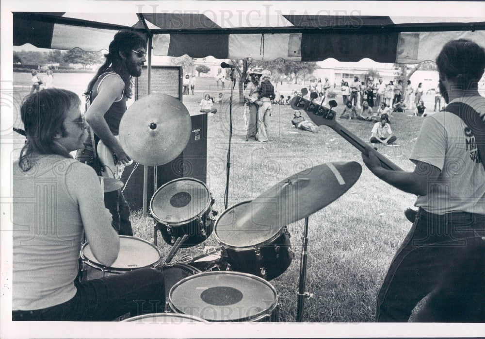 1975 Rock Band Bacchus Press Photo - Historic Images