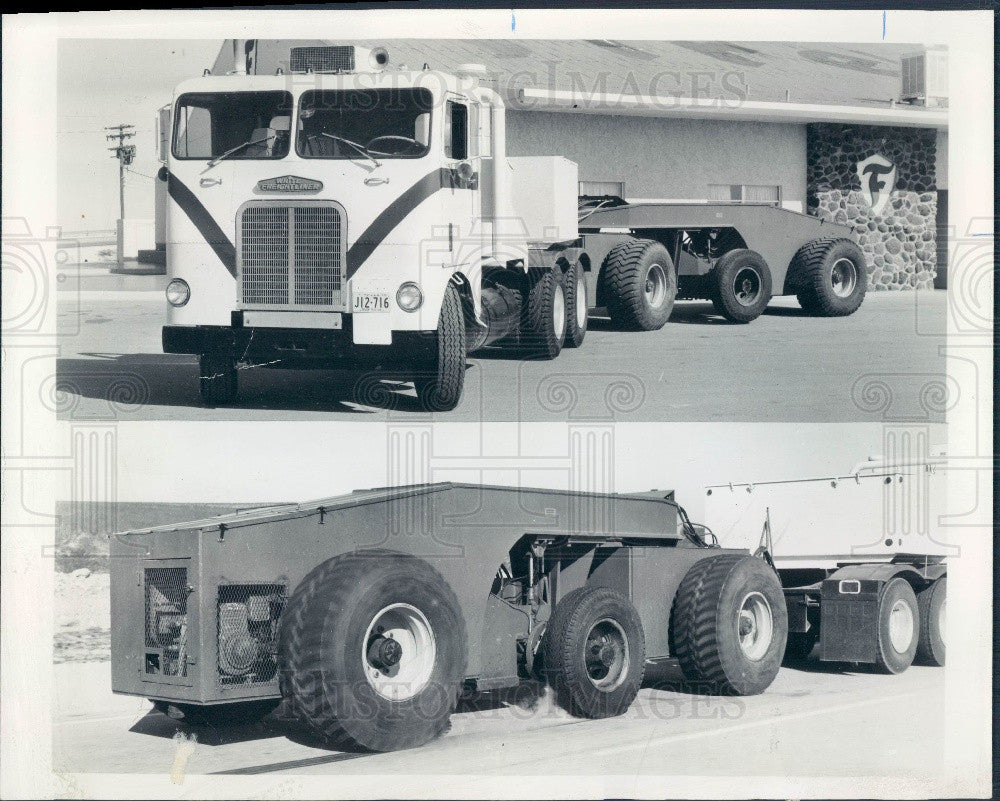 1972 Fort Stockton, Texas Firestone Mobile Tire-Testing Vehicle Press Photo - Historic Images