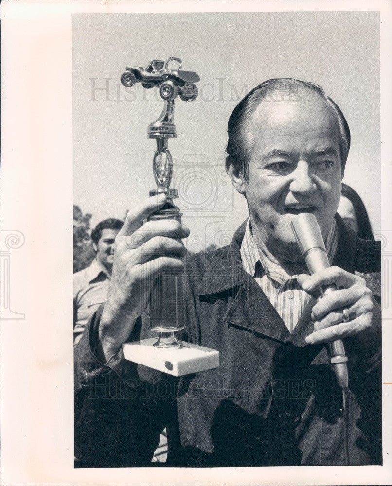 1972 Democratic Presidential Candidate , Former VP Hubert Humphrey Press Photo - Historic Images