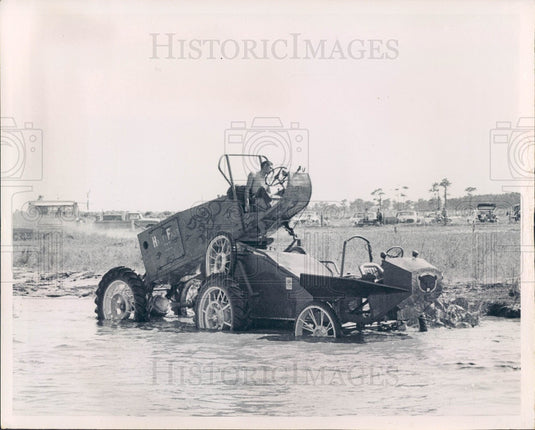 1969 Clearwater, Florida Swamp Buggy Race at Sunshine Speedway Press Photo - Historic Images