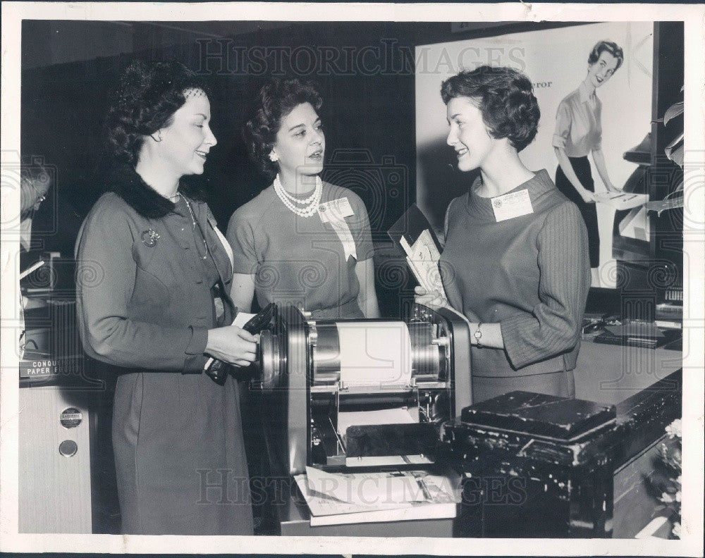 1960 Chicago, Illinois Natl Business Teachers Assn. Convention Press Photo - Historic Images