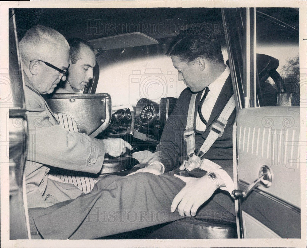 1961 Chicago, Illinois Safety Car Contour Seat Press Photo - Historic Images