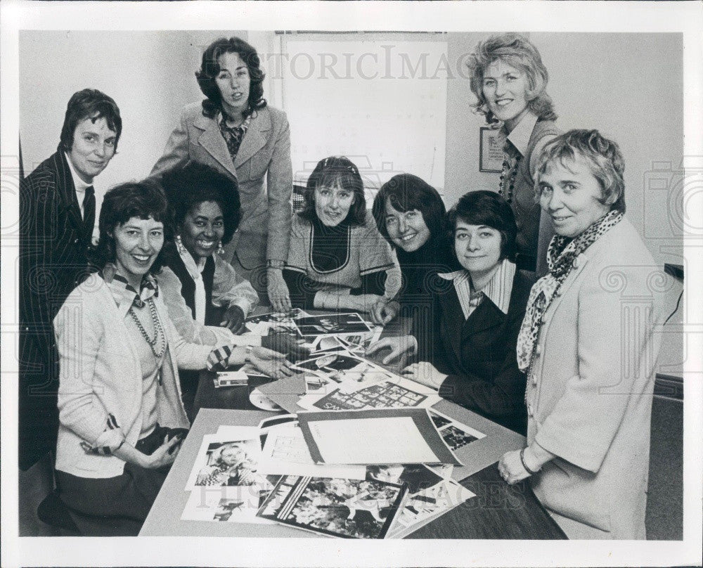 1973 Woman NEWS Magazine Planning Board, Leader Susan Davis Press Photo - Historic Images