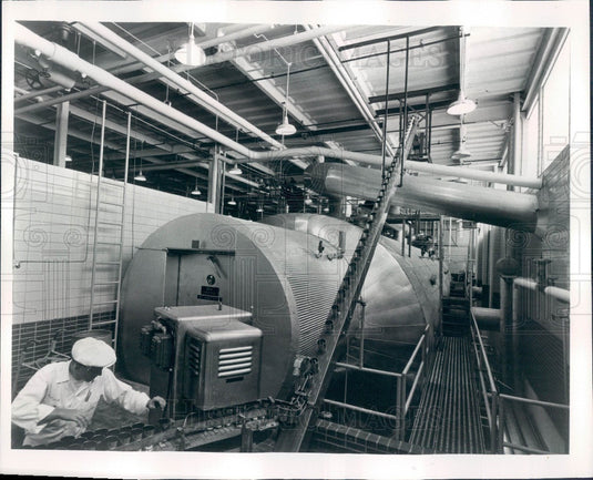 1984 Kansas City MO Swift & Co/Trenton Foods Flash Heat Canning Press Photo - Historic Images