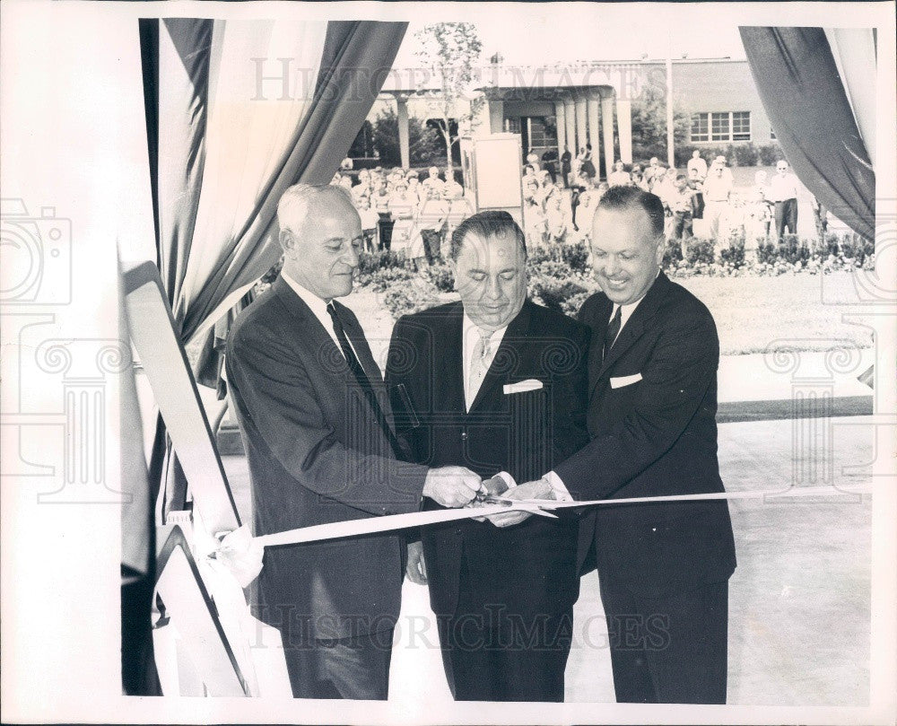 1961 Chicago, Illinois Mid America Broadcast Center Opening Press Photo - Historic Images