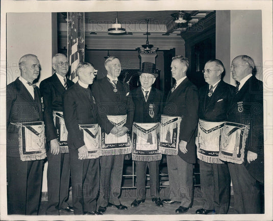 1946 Illinois Medinah Temple Masons Press Photo - Historic Images
