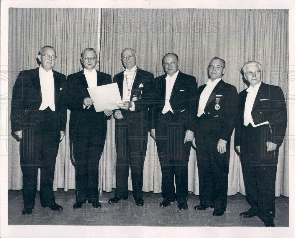 1959 Chicago, Illinois Masons at Buffalo NY Supreme Council Press Photo - Historic Images