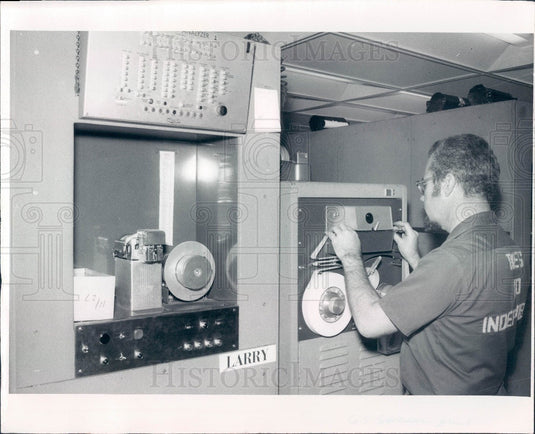 1969 St. Petersburg, Florida Times Computer Typesetting Press Photo - Historic Images