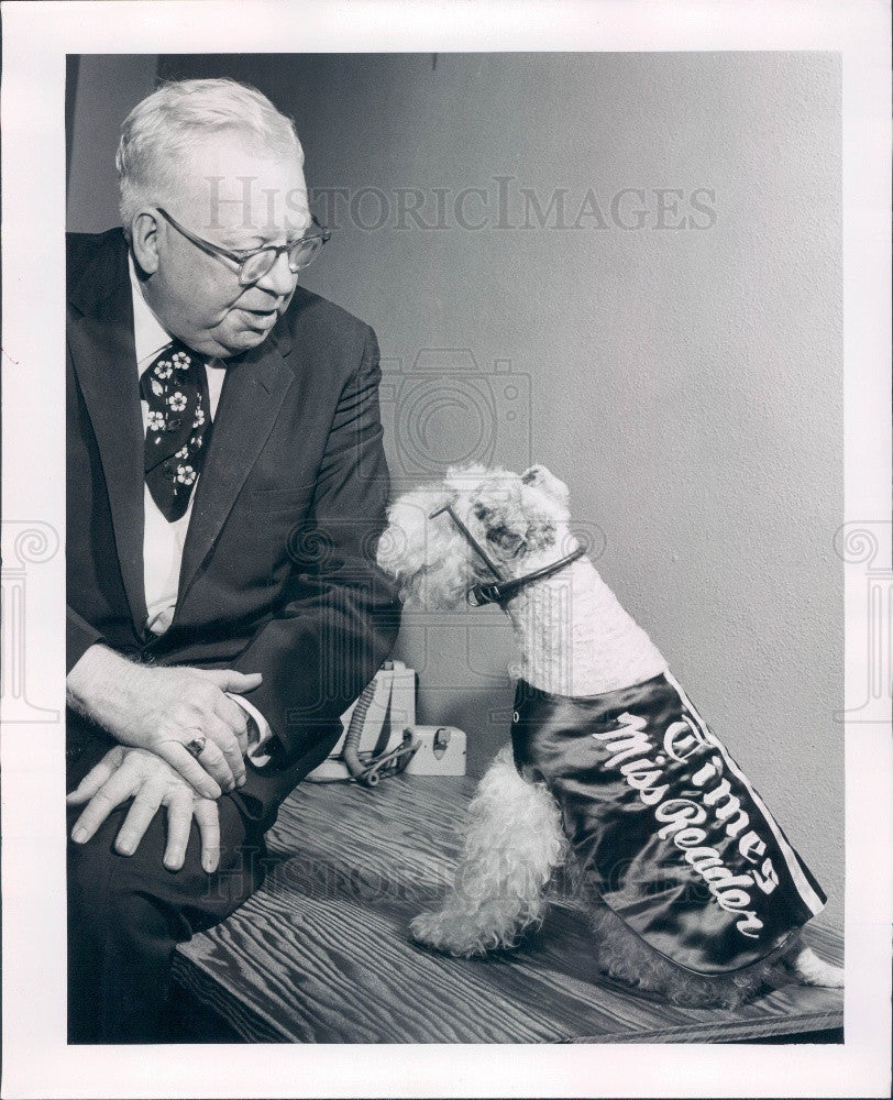 Undated St. Petersburg, Florida Times Safety Dog Miss Reader Press Photo - Historic Images