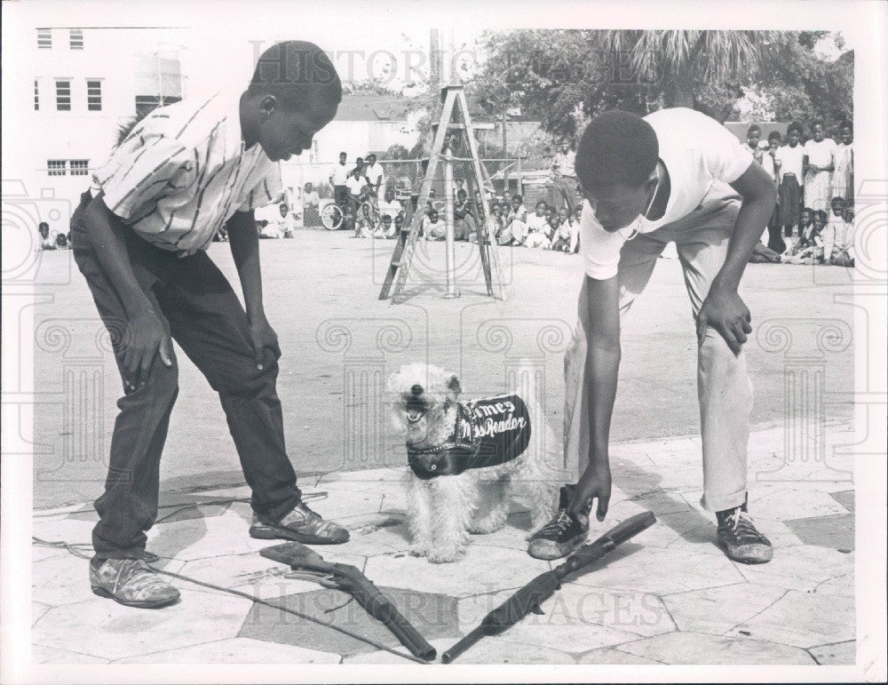 1959 St. Petersburg, Florida Times Safety Dog Miss Reader Press Photo - Historic Images