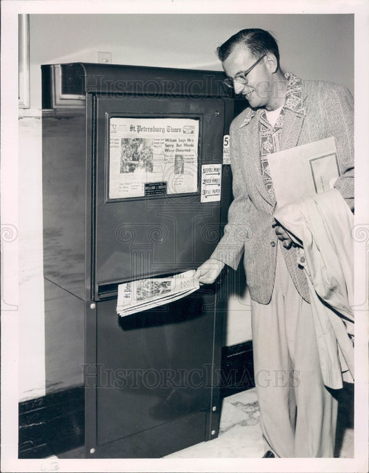 Undated St. Petersburg, Florida Times Circulation Box Press Photo - Historic Images