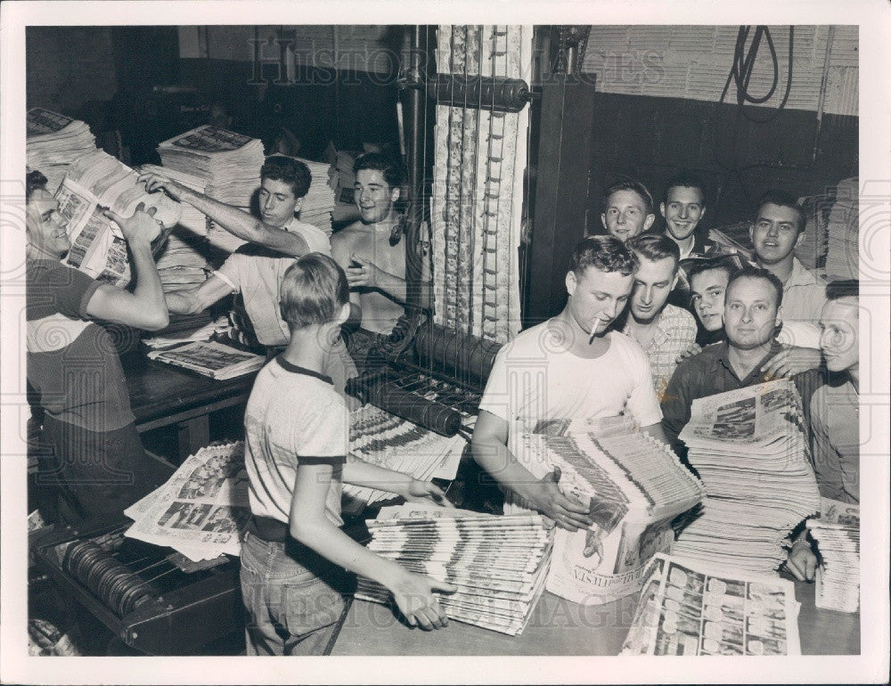 1951 St. Petersburg, Florida Times Circulation Department Press Photo - Historic Images