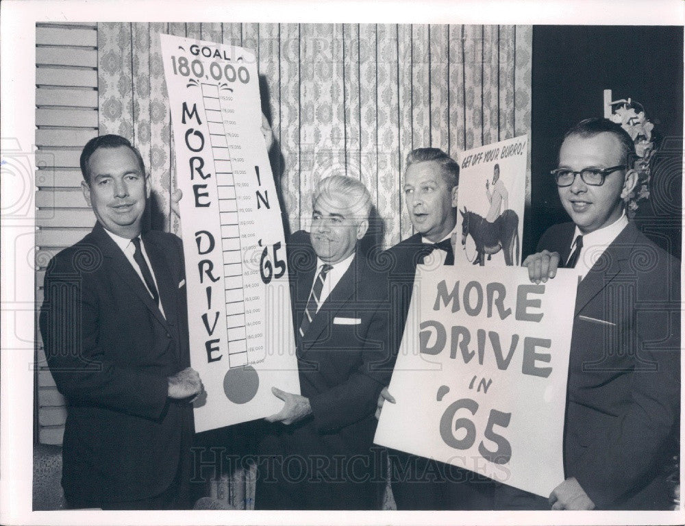 1965 St. Petersburg, Florida Times Circulation Men-of-the-Month Press Photo - Historic Images