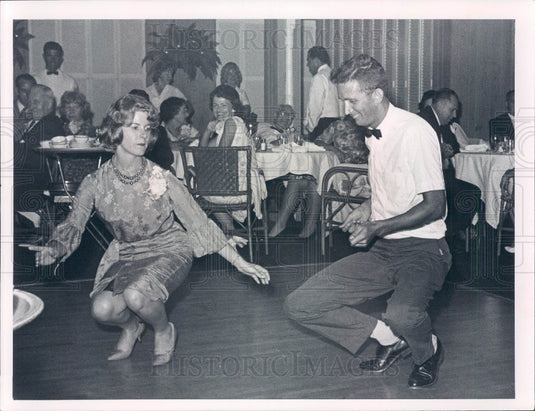 1964 St. Petersburg, Florida Times Twist Champions Love & McCrickard Press Photo - Historic Images