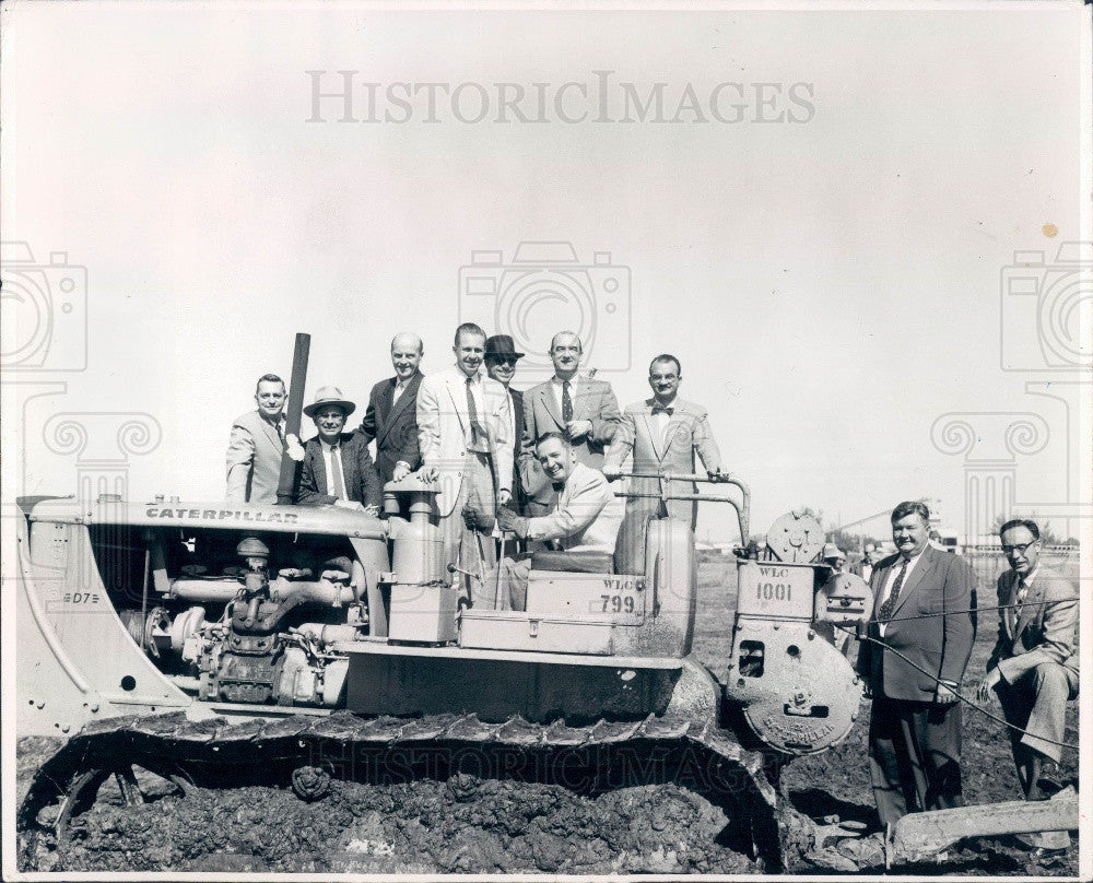 1970 St. Petersburg, Florida Times Plant Building Committee 57-58 Press Photo - Historic Images