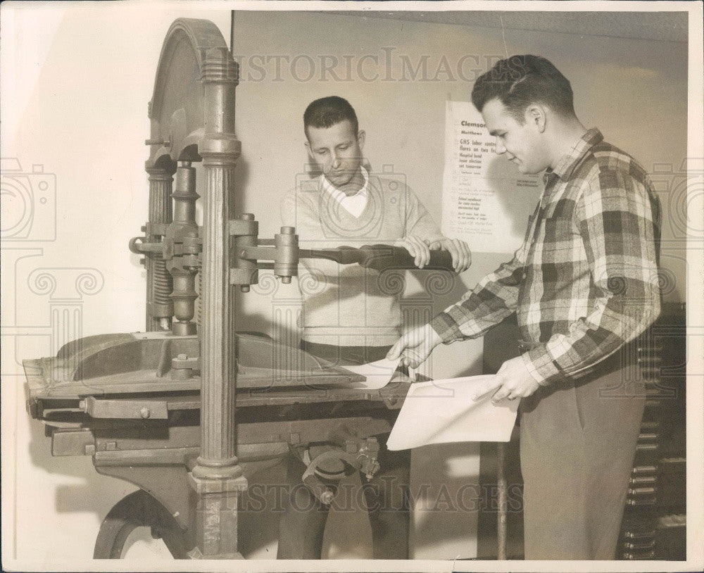 1958 St. Petersburg, Florida Times Press Press Photo - Historic Images