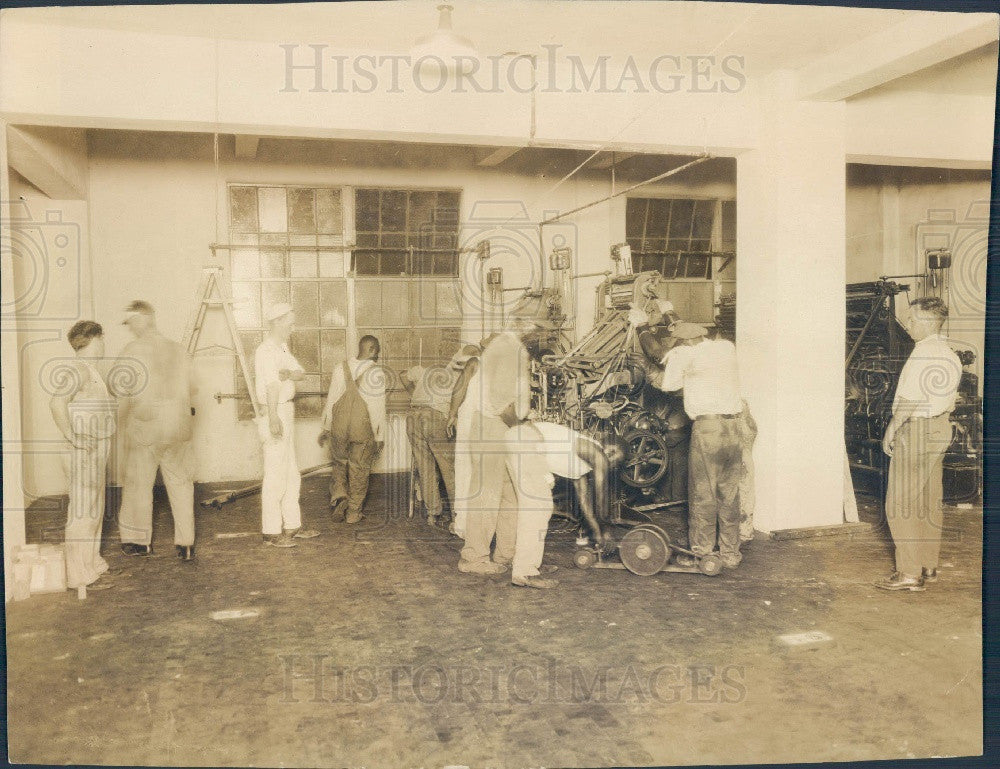 Undated St. Petersburg, Florida Times Composing Room Press Photo - Historic Images