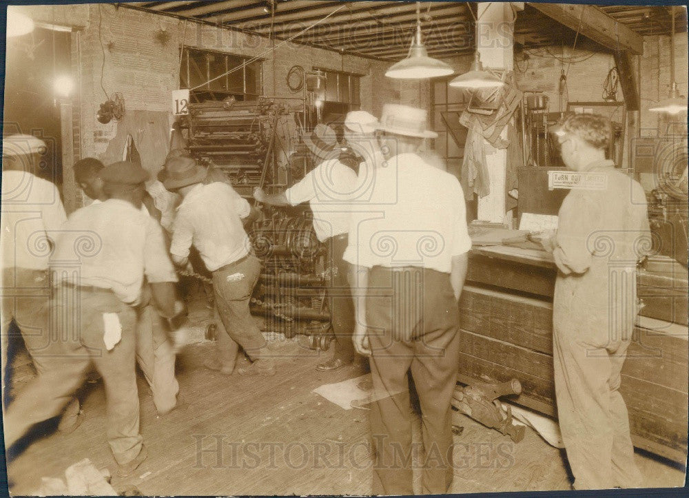 Undated St. Petersburg, Florida Times Composing Room Press Photo - Historic Images