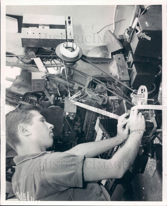 1959 St. Petersburg, Florida Times Machinists Press Photo - Historic Images