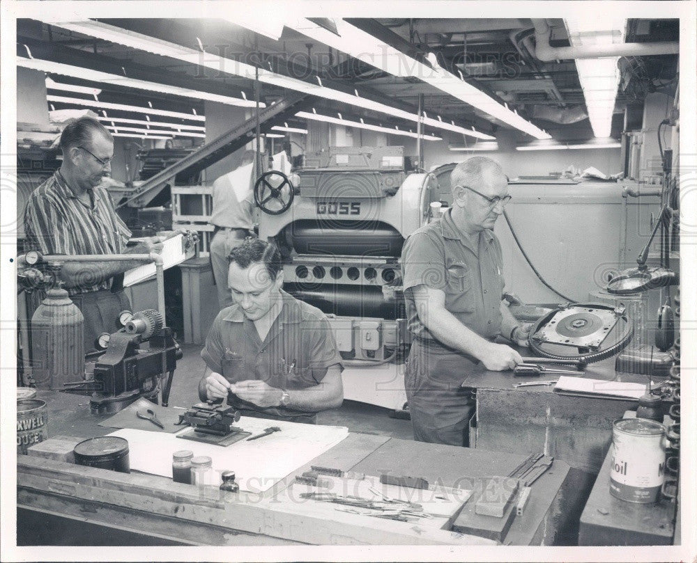 1959 St. Petersburg, Florida Times Machinists Press Photo - Historic Images