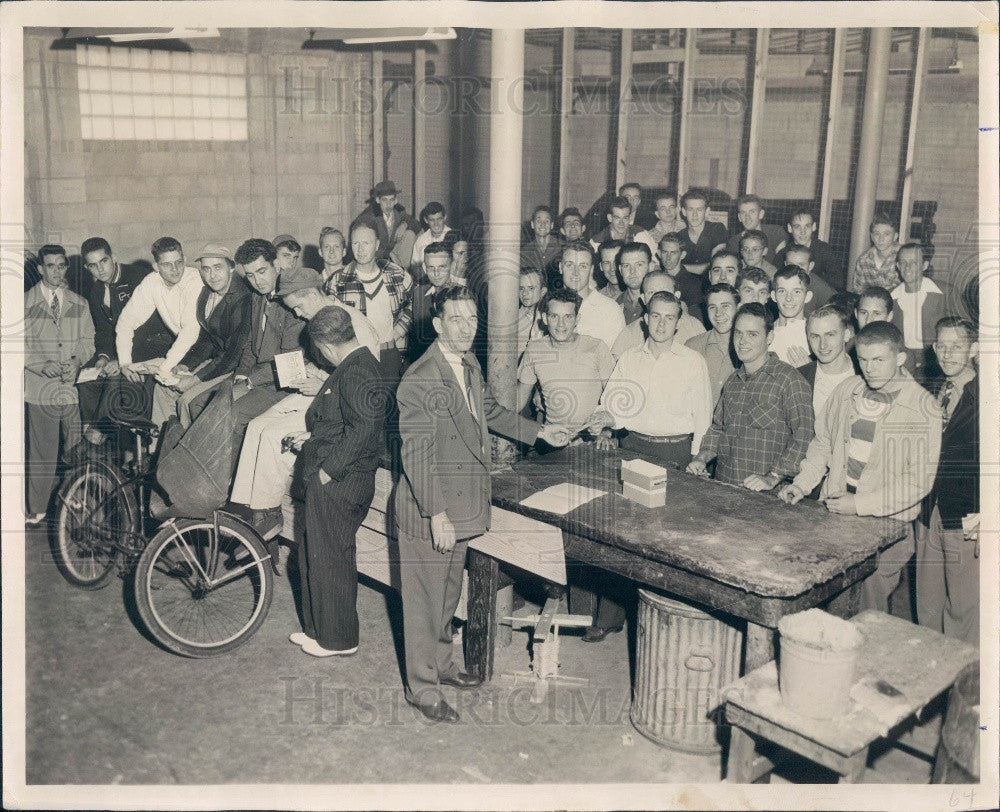 1949 St. Petersburg, Florida Times Circulation Department Press Photo - Historic Images