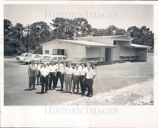 1960 St. Petersburg, Florida Times Substation Press Photo - Historic Images
