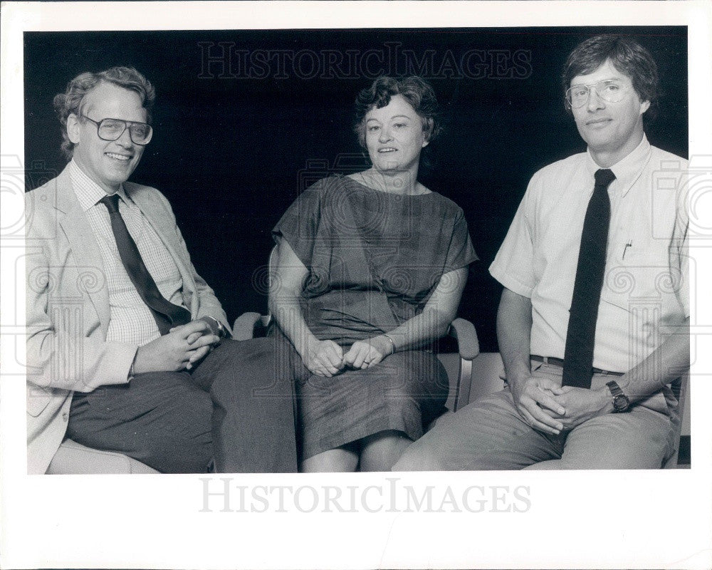 1985 St Petersburg FL Times Pulitzer Prize Winners Morgan &amp; Reed Press Photo - Historic Images