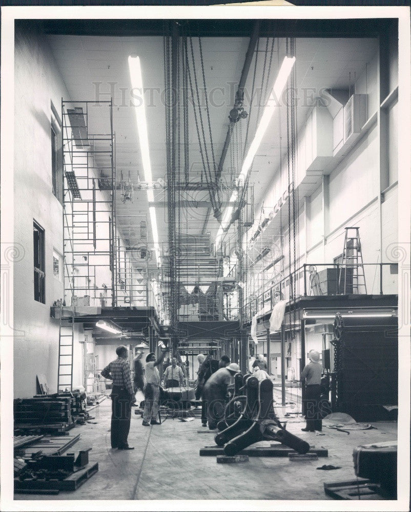 1961 St Petersburg, Florida Times Presses Being Installed Press Photo - Historic Images