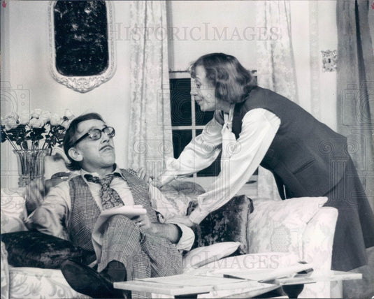 1978 Hollywood Actors Imogene Coca & King Donovan Press Photo - Historic Images
