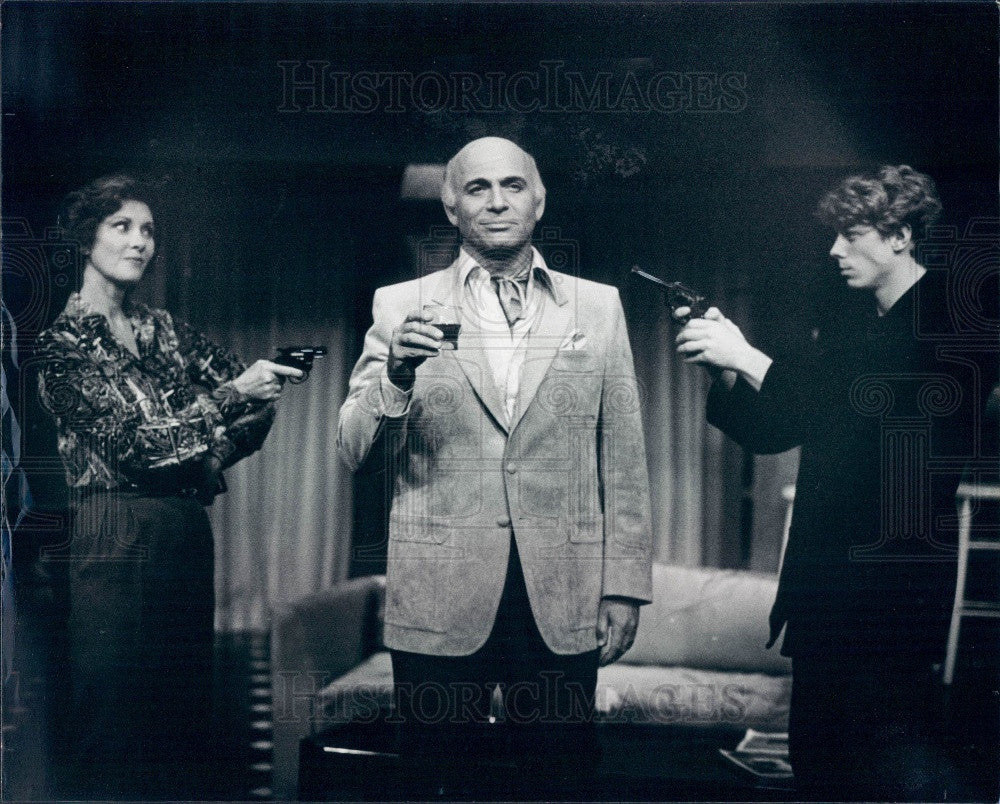 1981 Hollywood Actors Elinor Donahue/Rafael/Gavin MacLeod Press Photo - Historic Images