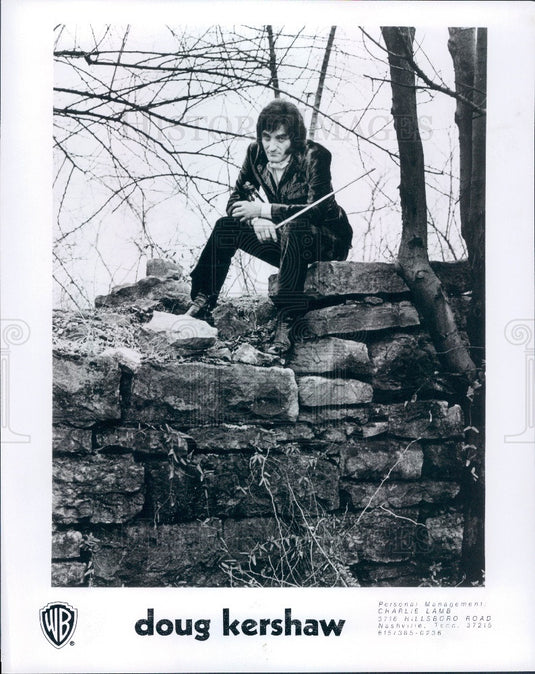 1973 Musician Doug Kershaw Press Photo - Historic Images