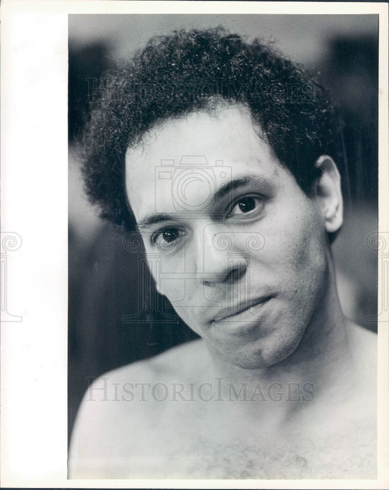 1985 Cats the musical Cast Member Willie Rosario Press Photo - Historic Images