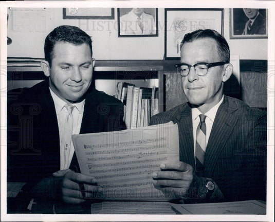 1966 University of Florida, Gainesville Band Directors Press Photo - Historic Images