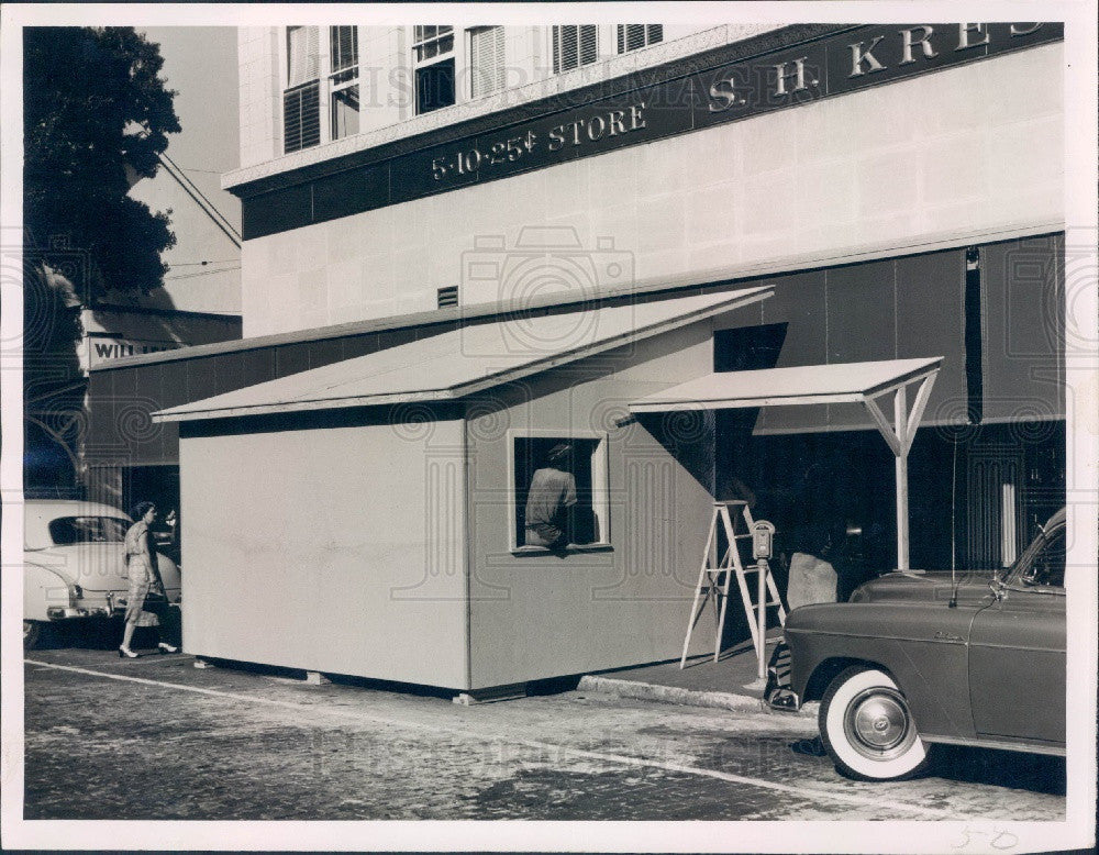 1951 St Petersburg Florida X-ray Station @ 5th and Central Press Photo - Historic Images