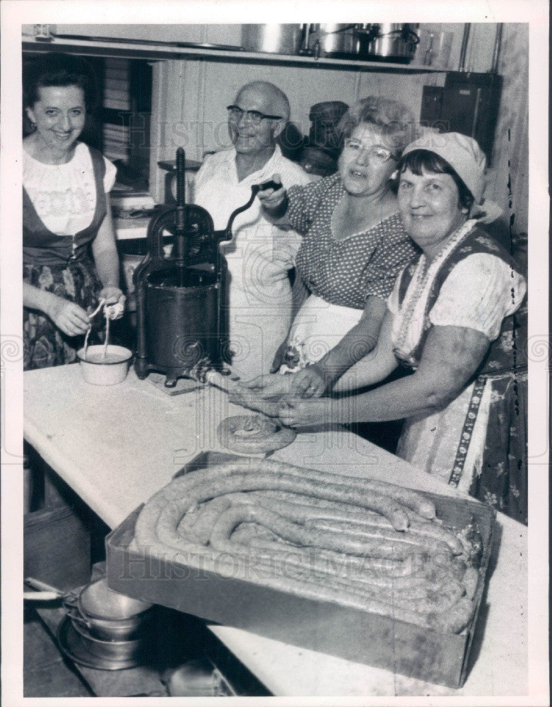 1972 Hungarian Heritage Society Harvest Day Festival Florida Press Photo - Historic Images