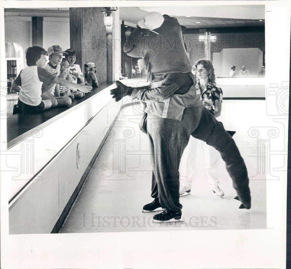 1980 Largo Florida Mascot Lester the Lizard Press Photo - Historic Images