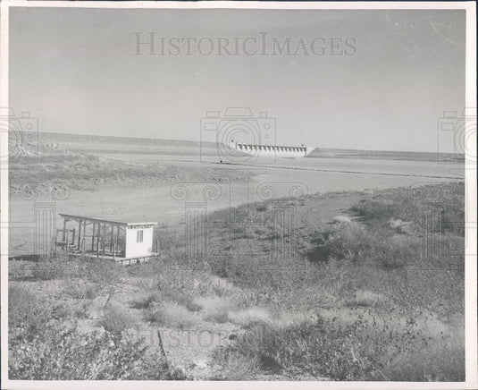 1956 Colorado John Martin Dam & Boat House Press Photo - Historic Images