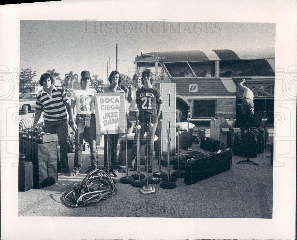 1976 Pinellas County, Florida Boca Ciega High School Jazz Band Press Photo - Historic Images