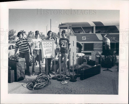 1976 Pinellas County, Florida Boca Ciega High School Jazz Band Press Photo - Historic Images