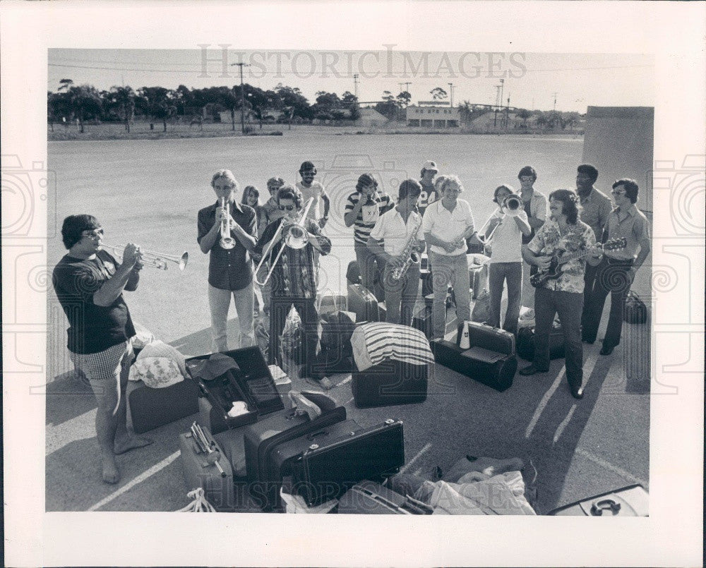 1976 Pinellas County, Florida Boca Ciega High School Jazz Band Press Photo - Historic Images