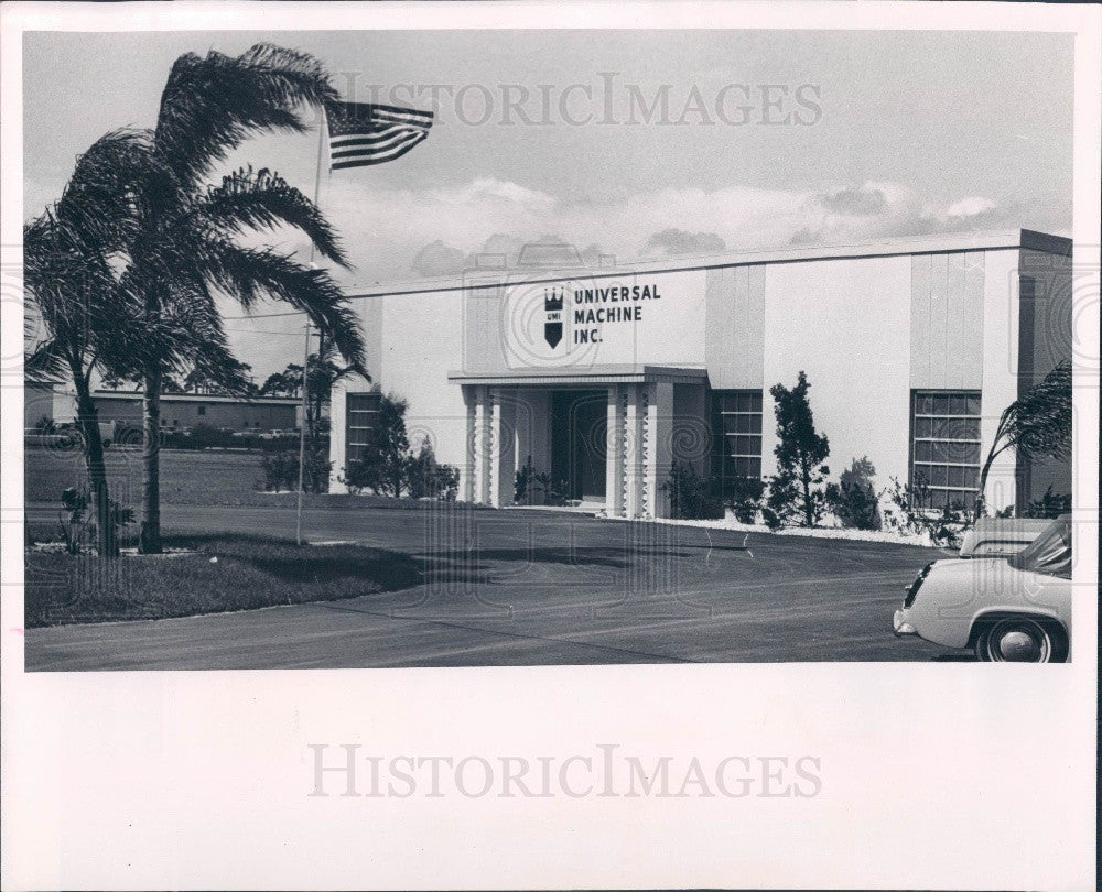 1966 St. Petersburg Florida Universal Machine Inc Press Photo - Historic Images