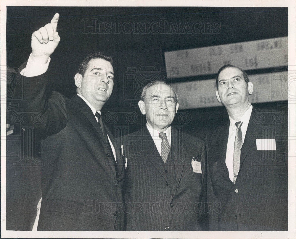 1964 Universal Cigar Corp Officials at American Stock Exchange Press Photo - Historic Images