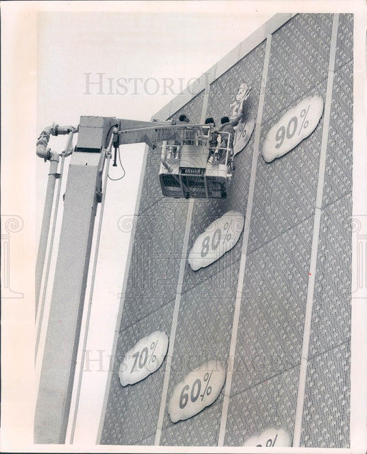1973 St. Petersburg Florida United Way Angel First National Bank Press Photo - Historic Images